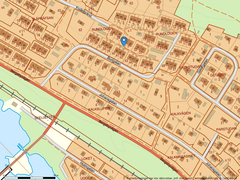 Villa, Radhus, Bodgatan 57, Bergsbyn, Skellefteå