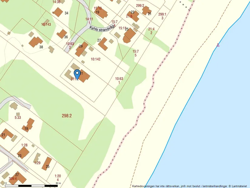 Villa, Kyhls strandväg 31, Kyhls strand, Simrishamn