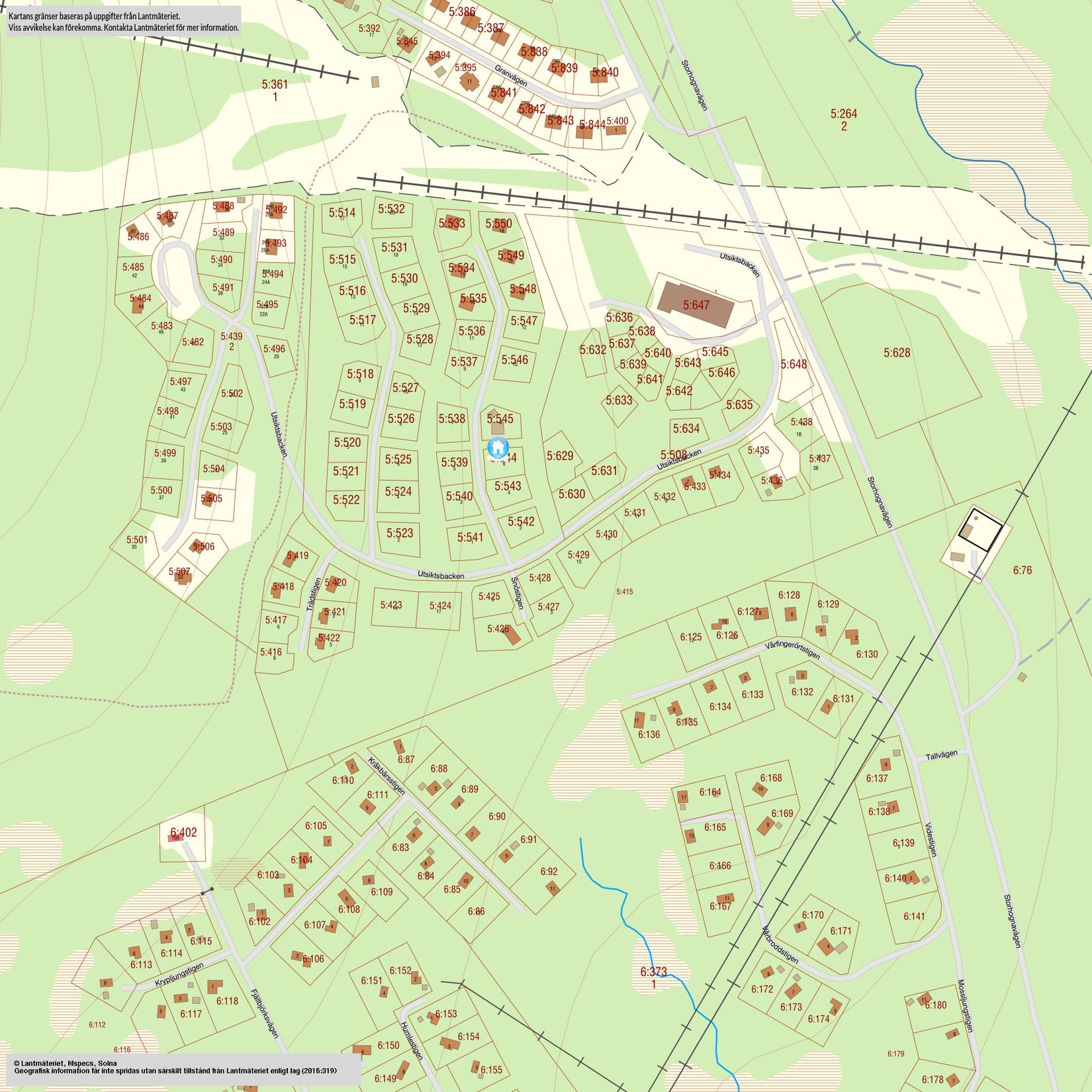 Bostadsrätt, Bärstigen 6B, Storhogna, Berg