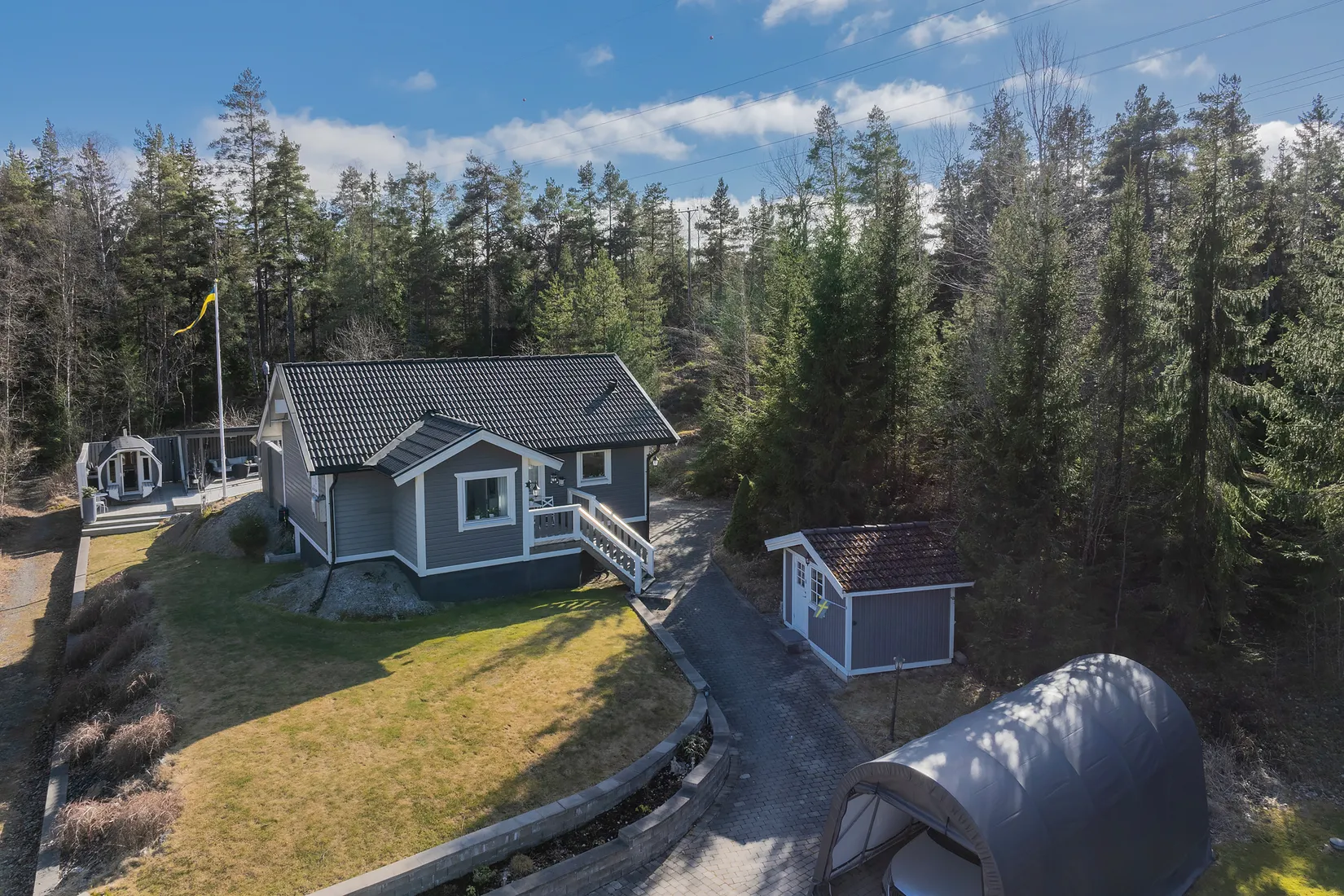 Villa, Abrahamsbergsvägen 26, Högmora, Huddinge