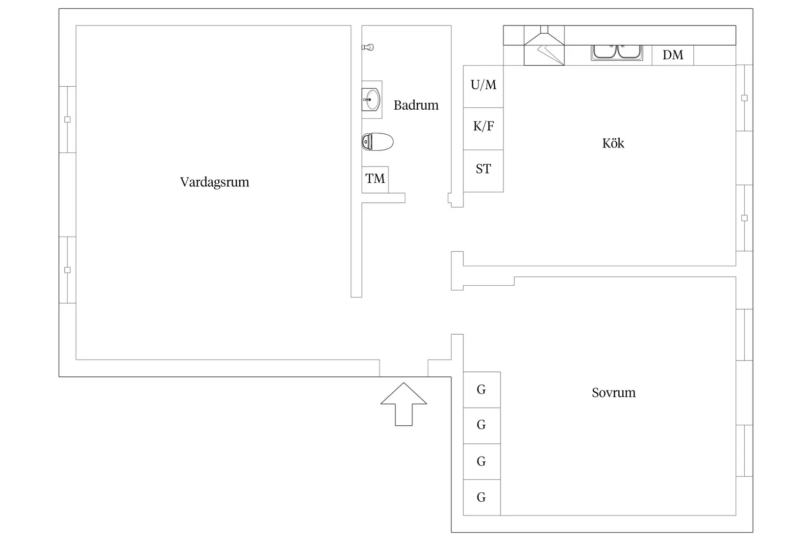 Bostadsrätt, Farmgränden 3, Norr, Helsingborg