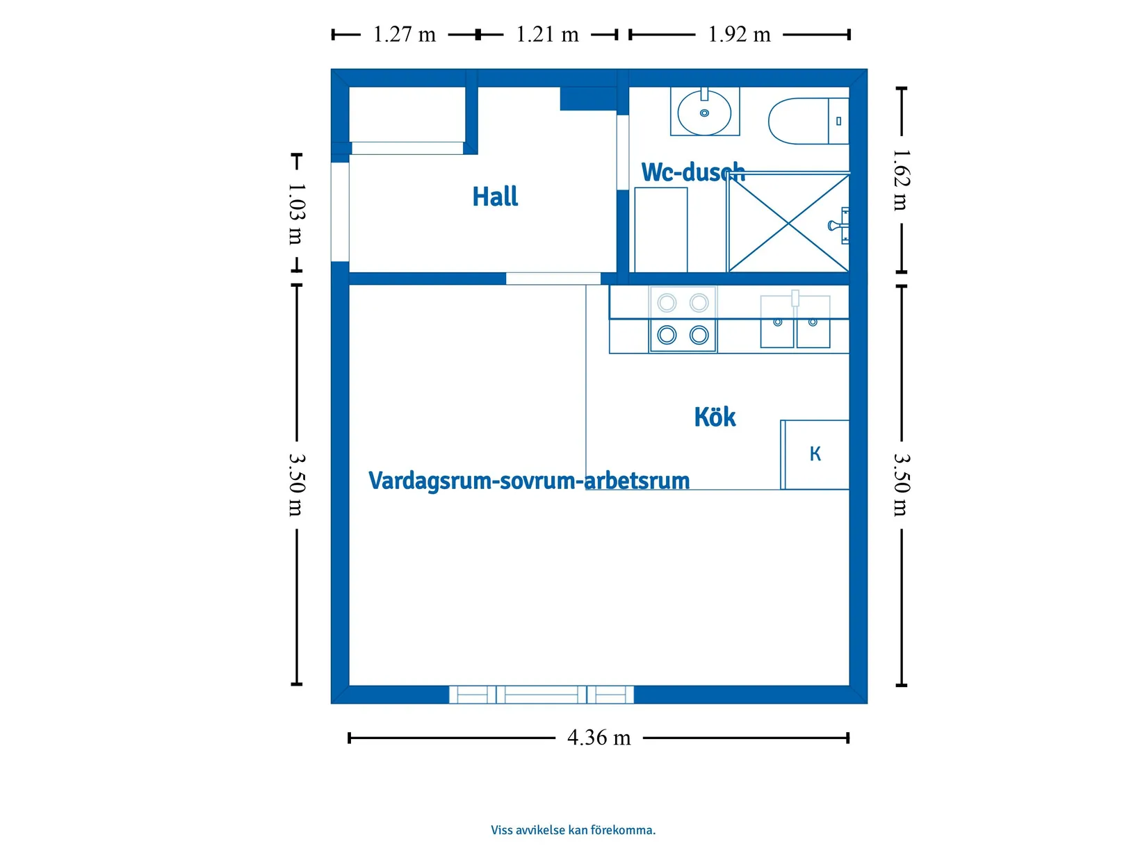 Bostadsrätt, Östermalmsgatan 37C, 1 vån, Östermalm, Motala
