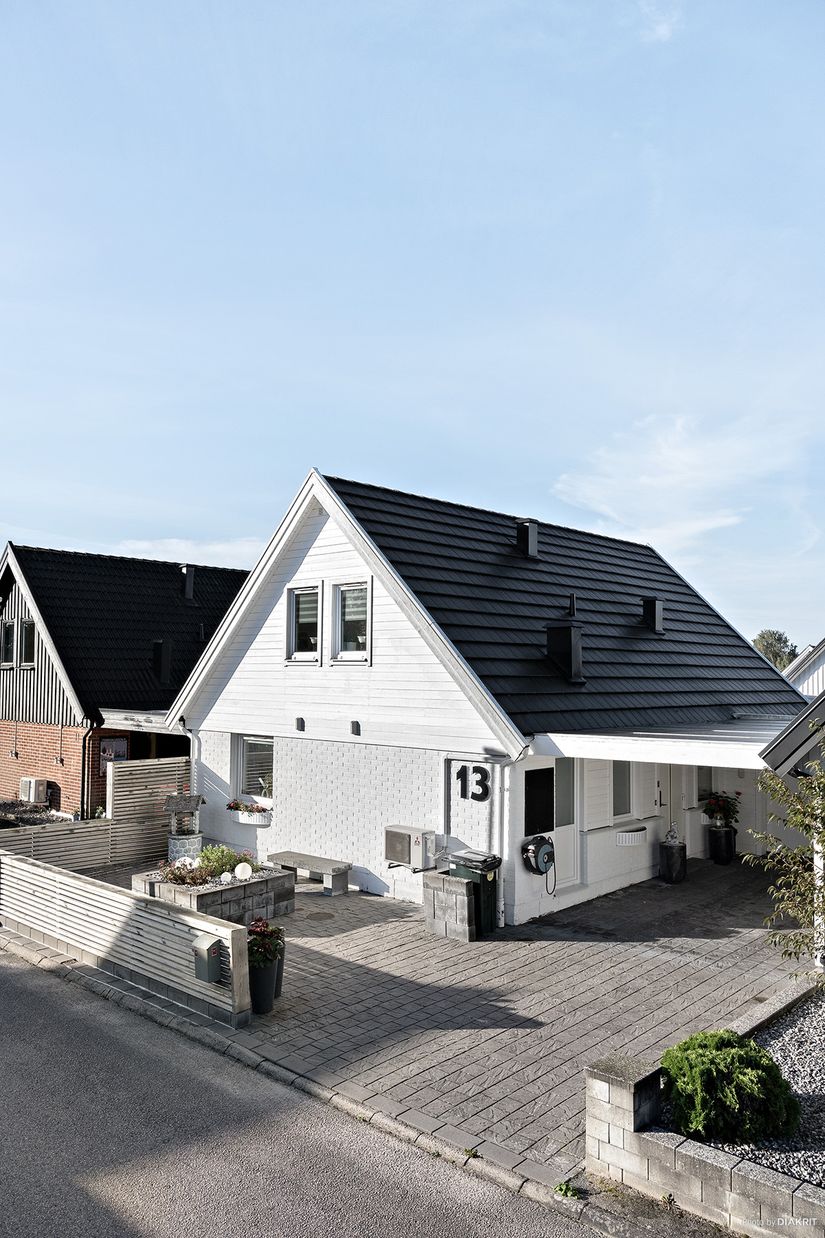 Villa, Radhus, Morgonvägen 13, Vallås, Halmstad