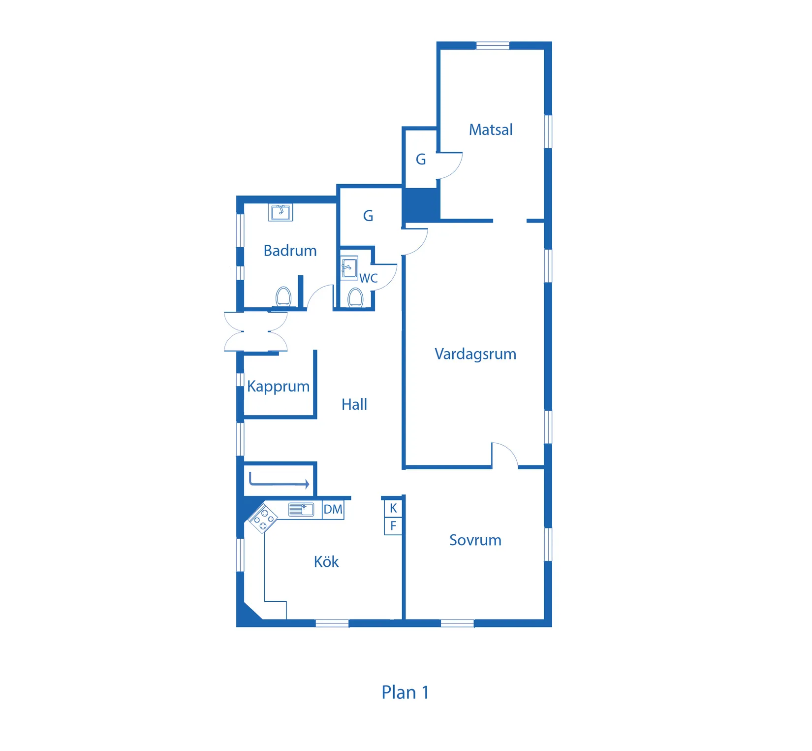 Bostadsrätt, Byggmästargatan 5, Gävle Centrum, Gävle