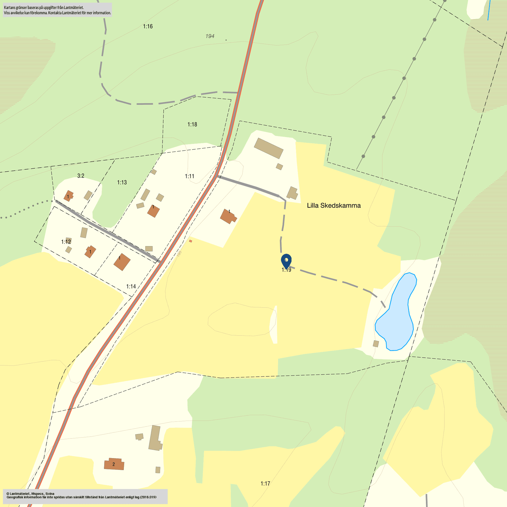 Gård/Skog, Lilla Skedskamma 1, Dannike, Borås