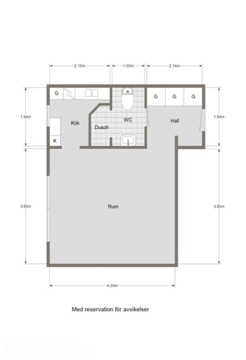Bostadsrätt, Repslagaregatan 5, Centralt/Vasastaden, Linköping