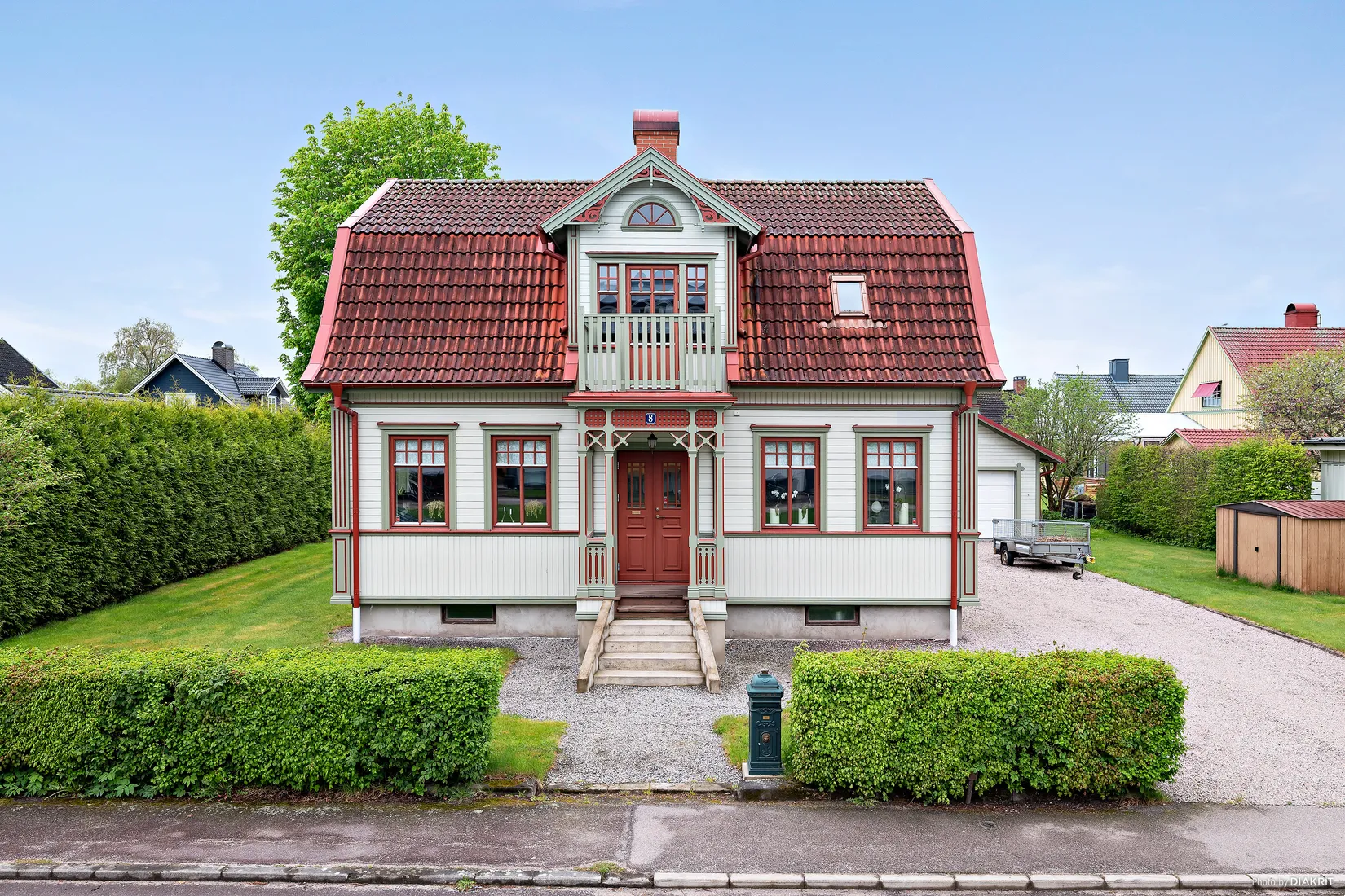 Villa, Bondegatan 8, Hjortsberg, Ljungby