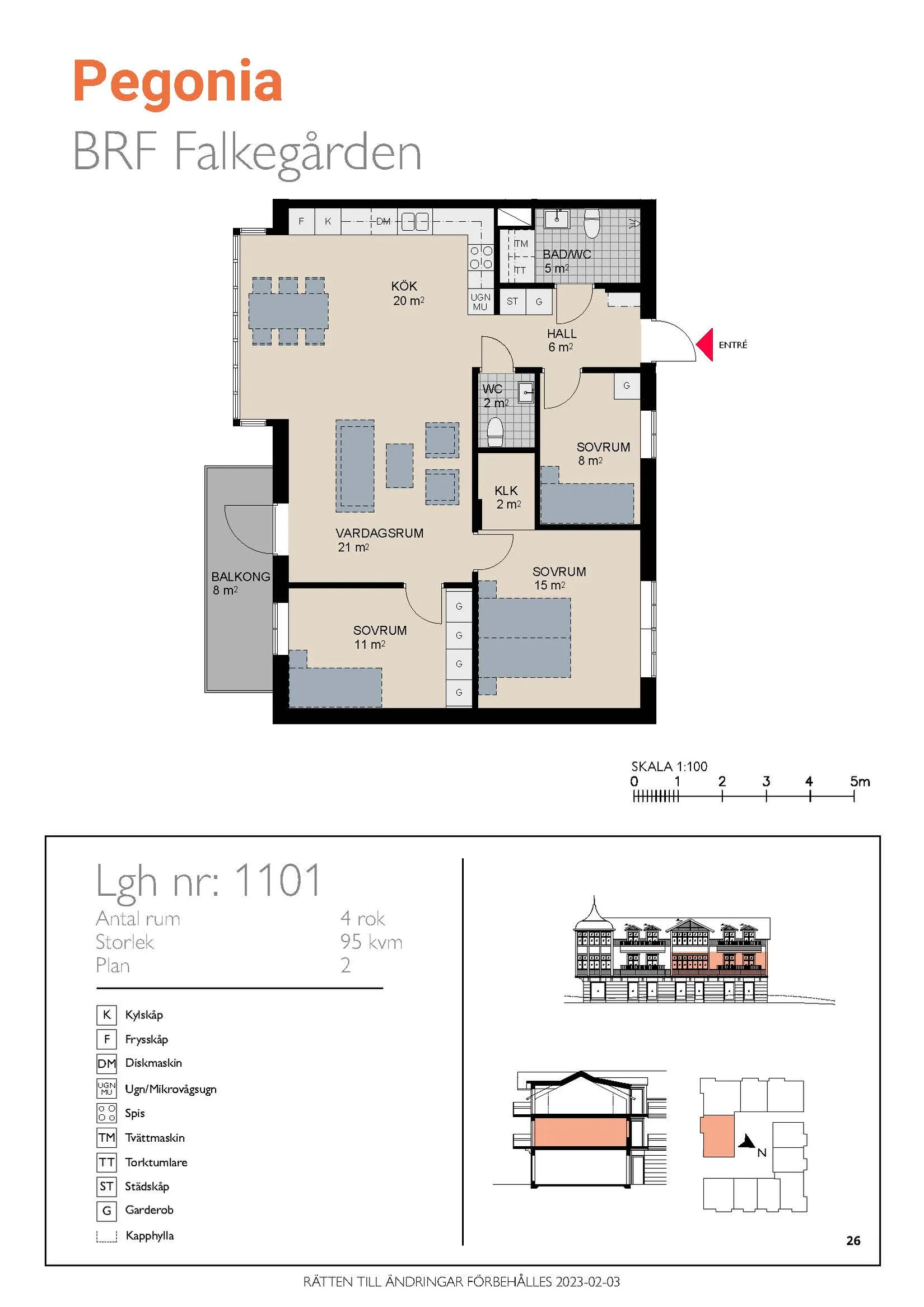Bostadsrätt, Kyrkvägen 1D, Fjällbacka, Tanum