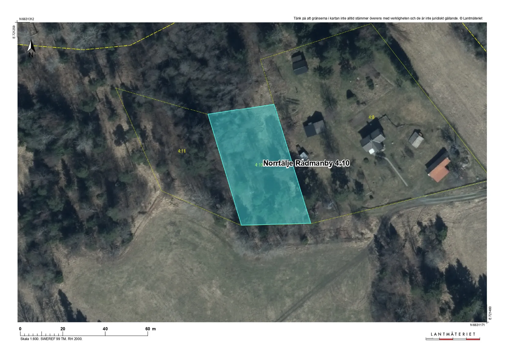 Tomt, Myrbacksvägen 32, Norrtälje