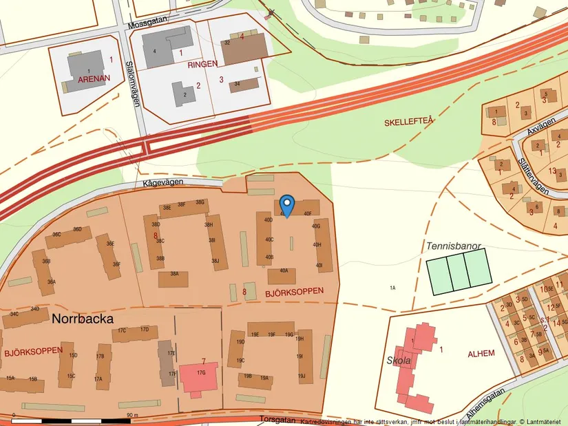 Bostadsrätt, Kågevägen 40E, Norrbacka, Skellefteå
