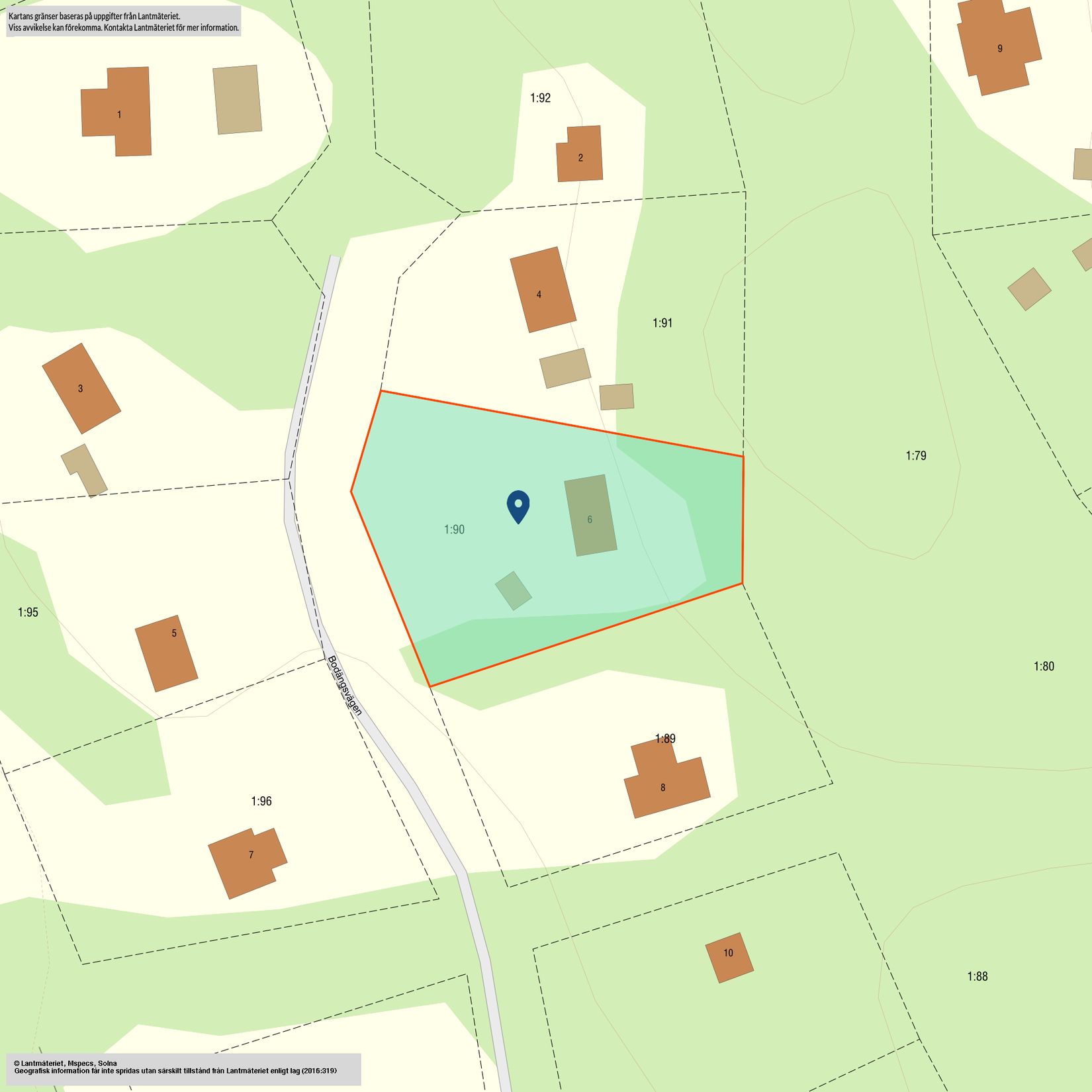 Fritidshus, Bodängsvägen 6, Norrtälje