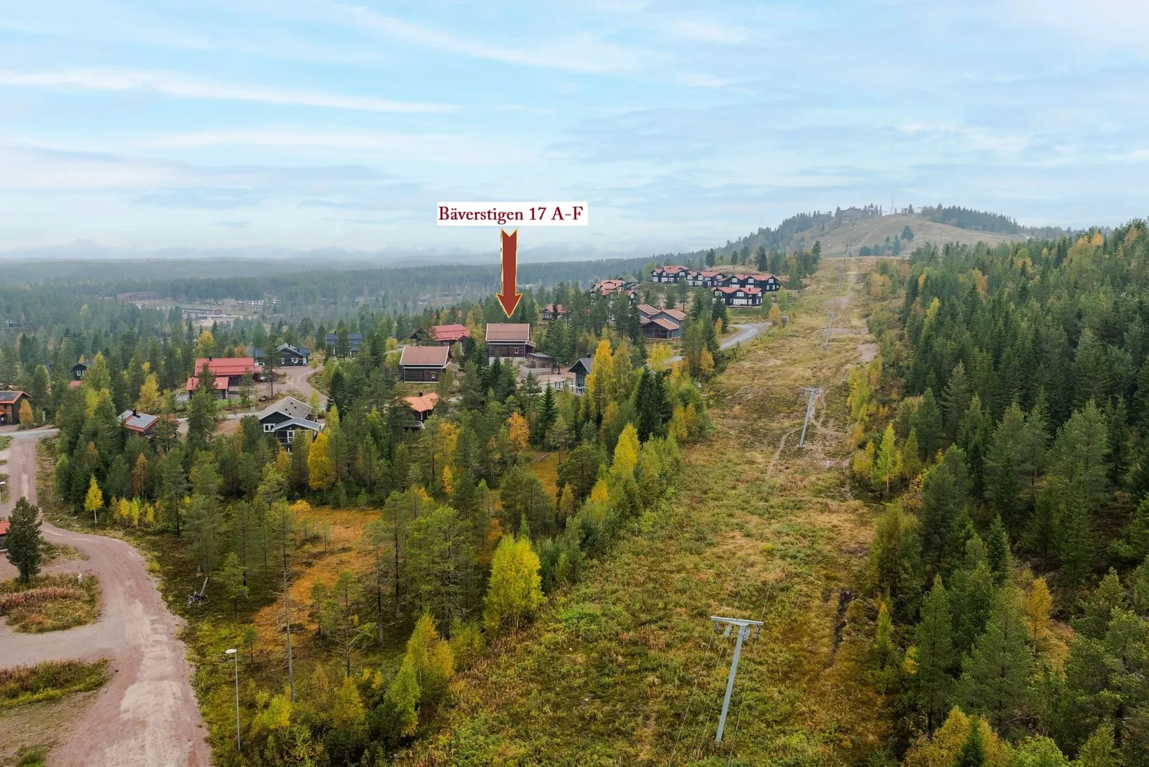 Fritidshus, Bäverstigen 17A-F, Grönklitt, Orsa