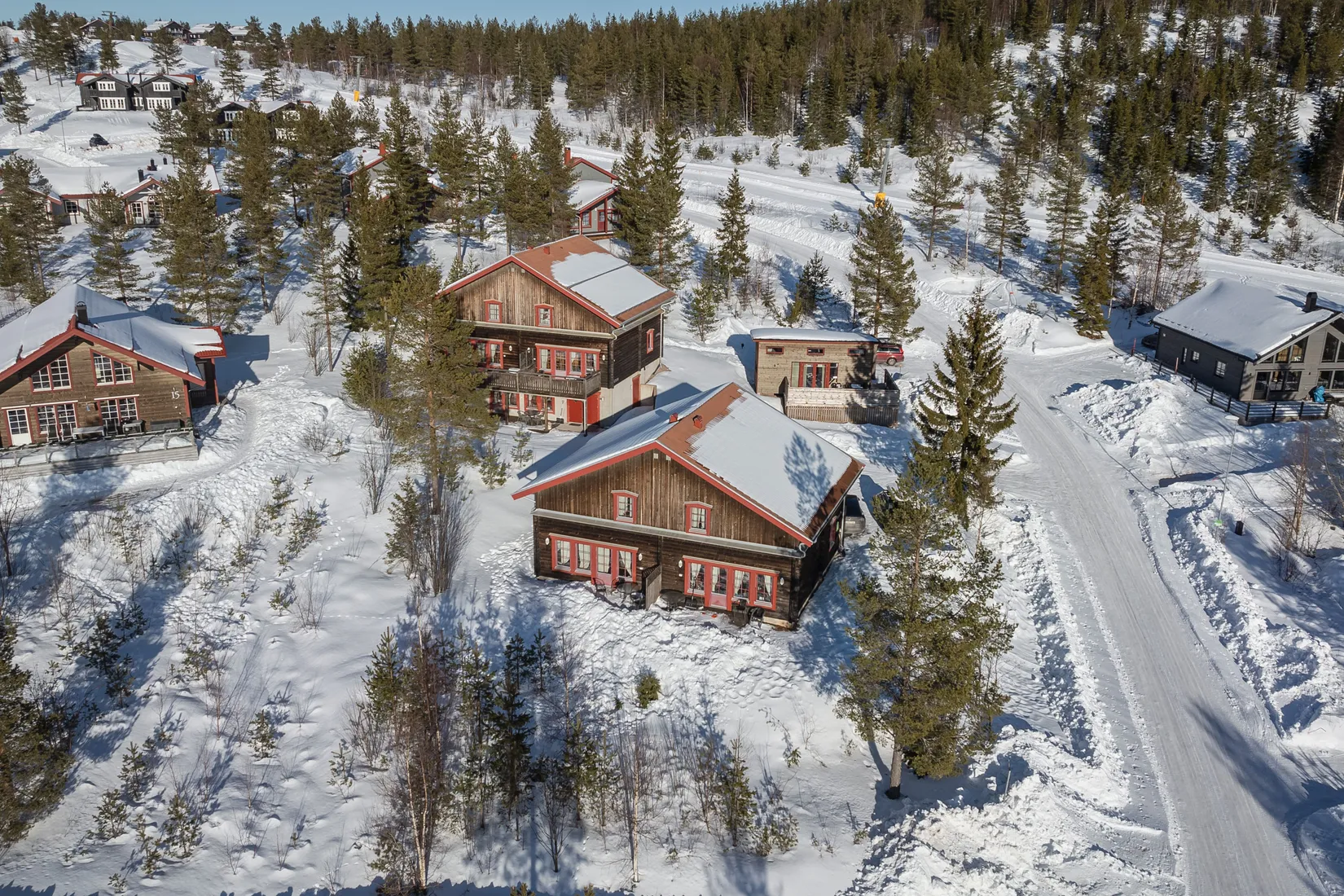 Fritidshus, Bäverstigen 17A-F, Grönklitt, Orsa