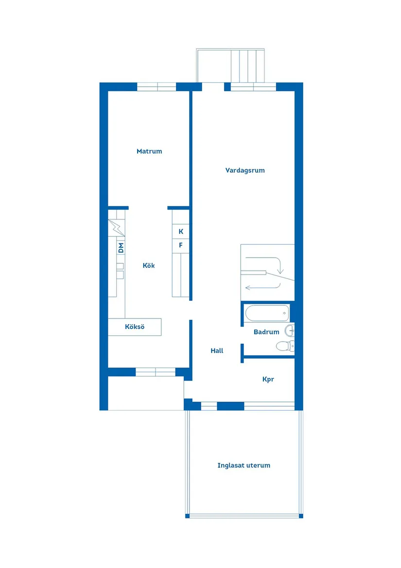 Villa, Radhus, Långbackavägen 102, Södra Bomhus, Gävle