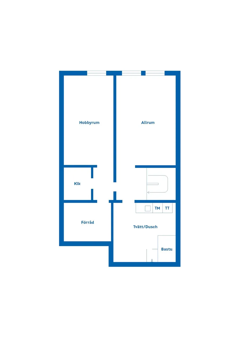 Villa, Radhus, Långbackavägen 102, Södra Bomhus, Gävle