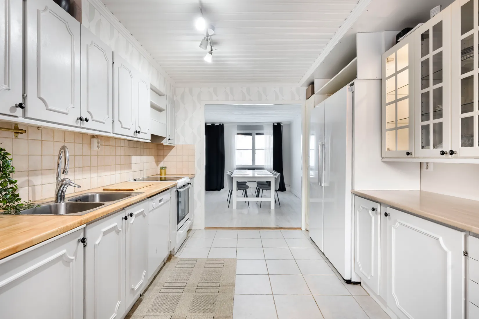 Villa, Radhus, Långbackavägen 102, Södra Bomhus, Gävle