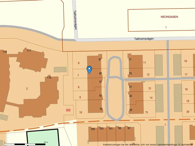 Villa, Radhus, Tallholmsvägen 89, Hjulsbro, Linköping