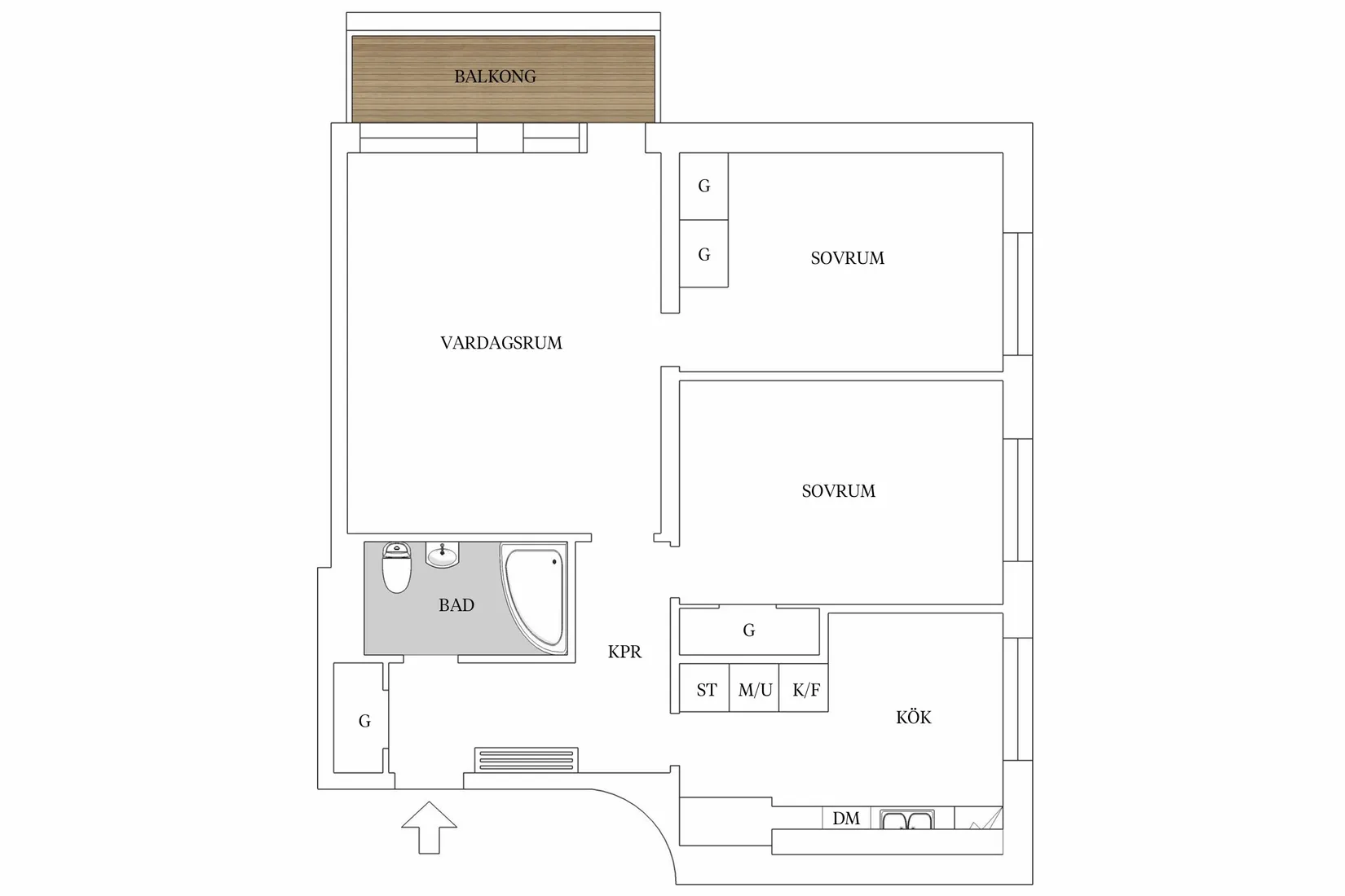 Bostadsrätt, Kiviksgatan 7D, Östra Sorgenfri, Malmö