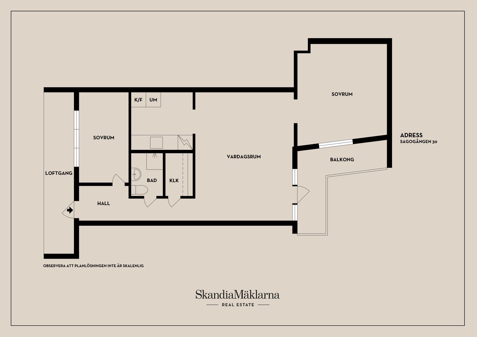 Bostadsrätt, Sagogången 30, Backa / Hisings Backa, Göteborg