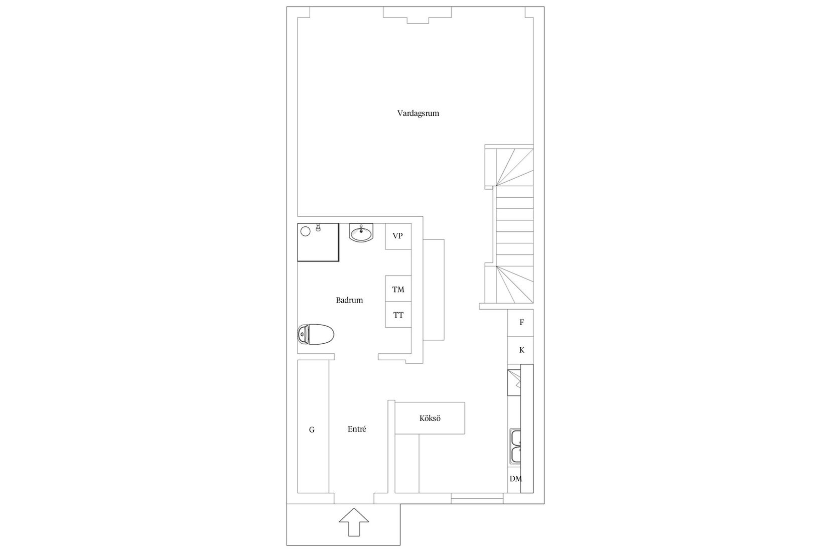 Bostadsrätt, Radhus, Hjortängsvägen 24C, Björknäs, Nacka