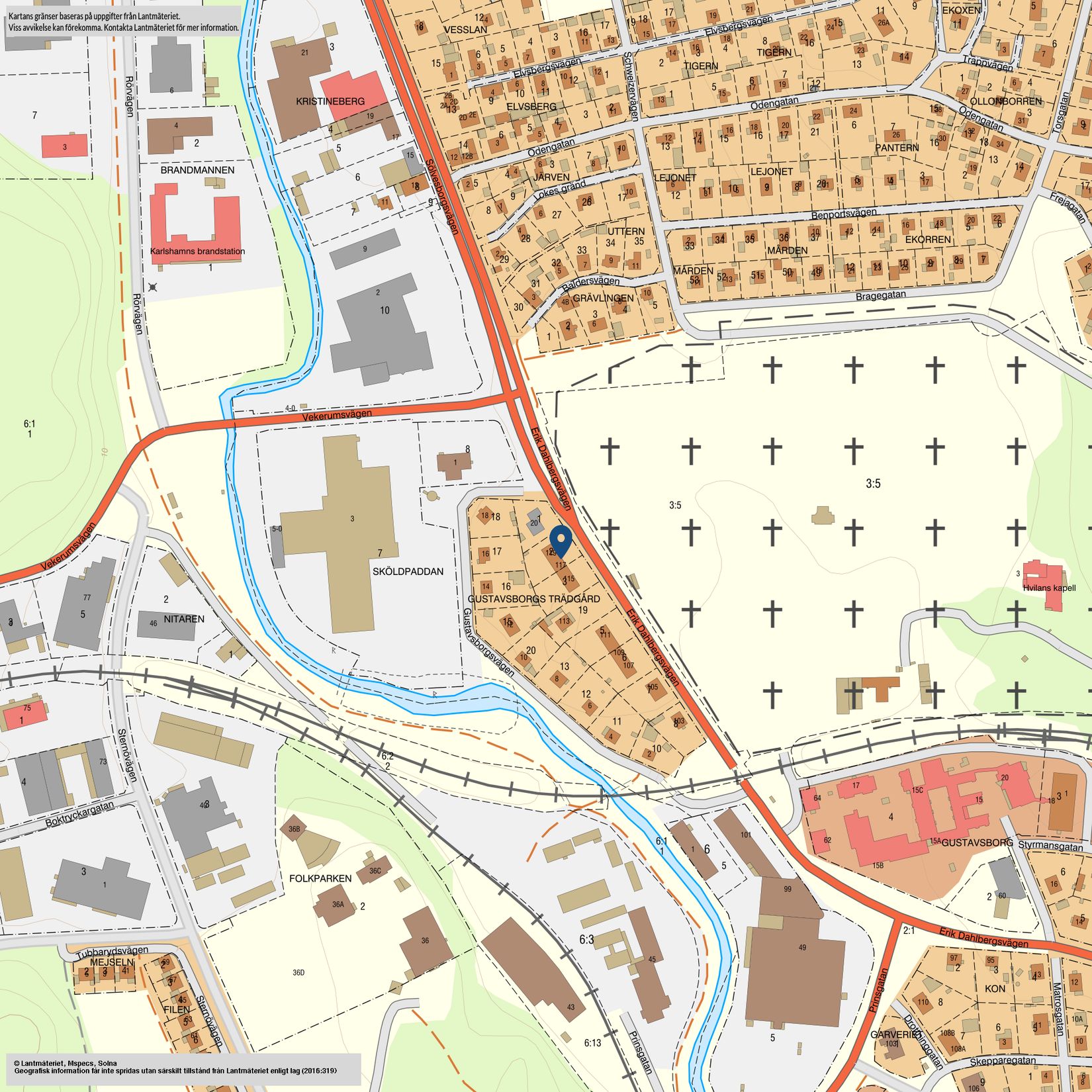 Bostadsrätt, Erik Dahlbergsvägen 117, Karlshamn