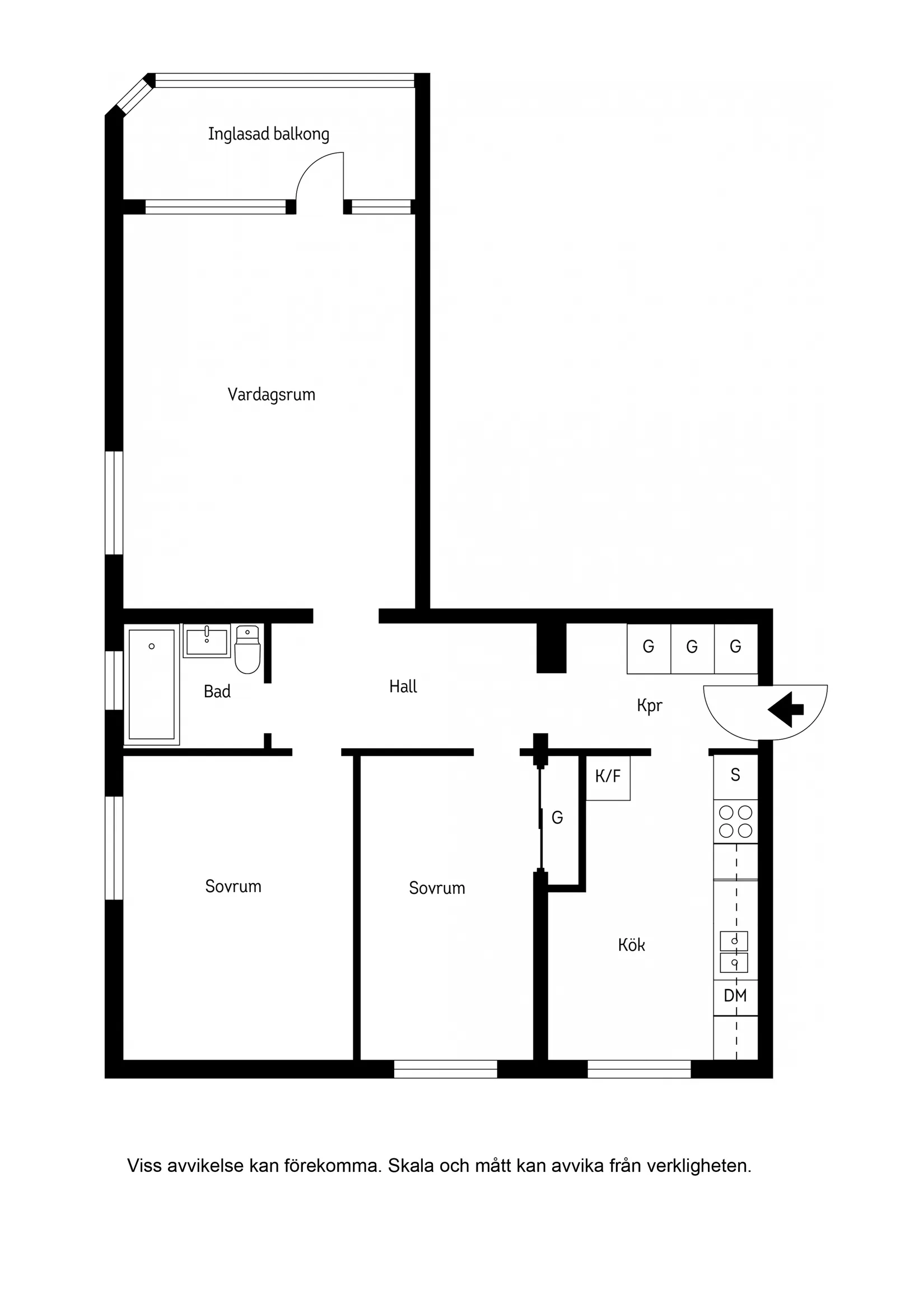 Bostadsrätt, Frans Malmrosgatan 43B, Granlunda, Trelleborg