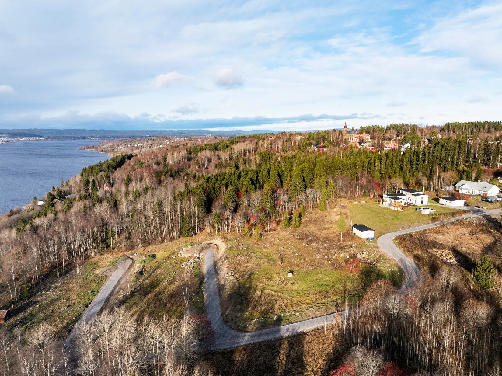 Tomt, Byggklara tomter intill Alnö centrum. Högt och fint sydvästläge., Alnö, Sundsvall