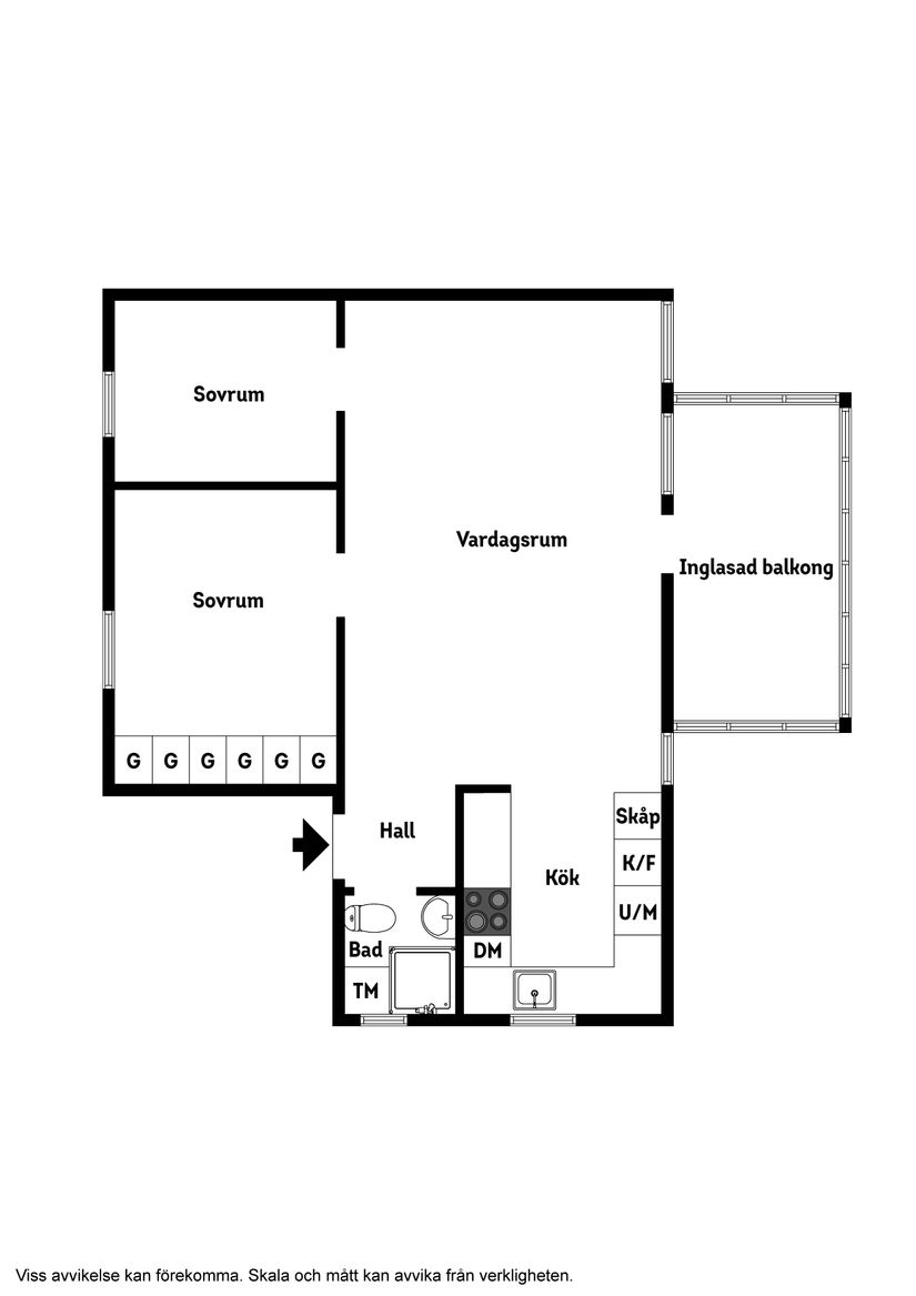 Bostadsrätt, Egnahemsgatan 1B, Centralt, Kungälv