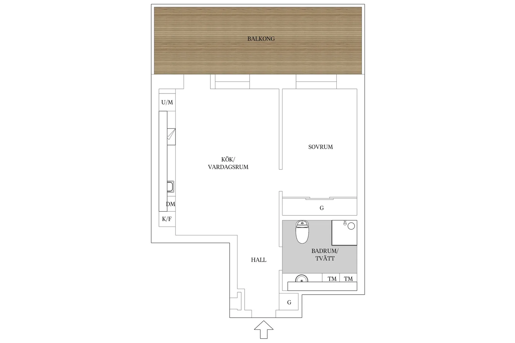 Bostadsrätt, Jeanssongatan 17, Varvsholmen, Kalmar