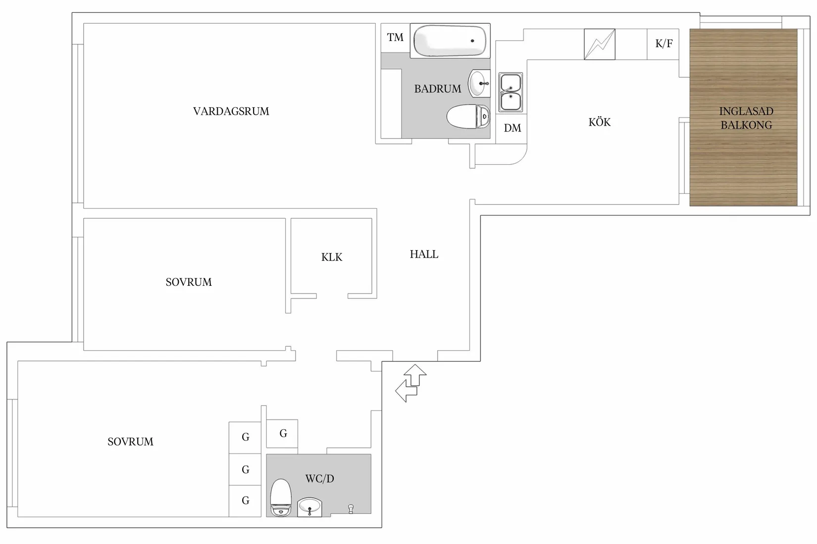 Bostadsrätt, Bjerehov 6B, Bjärred - Bjerehov, Lomma
