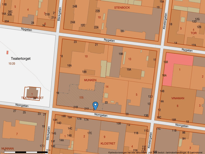 Bostadsrätt, Norrgatan 24, Centrum, Växjö