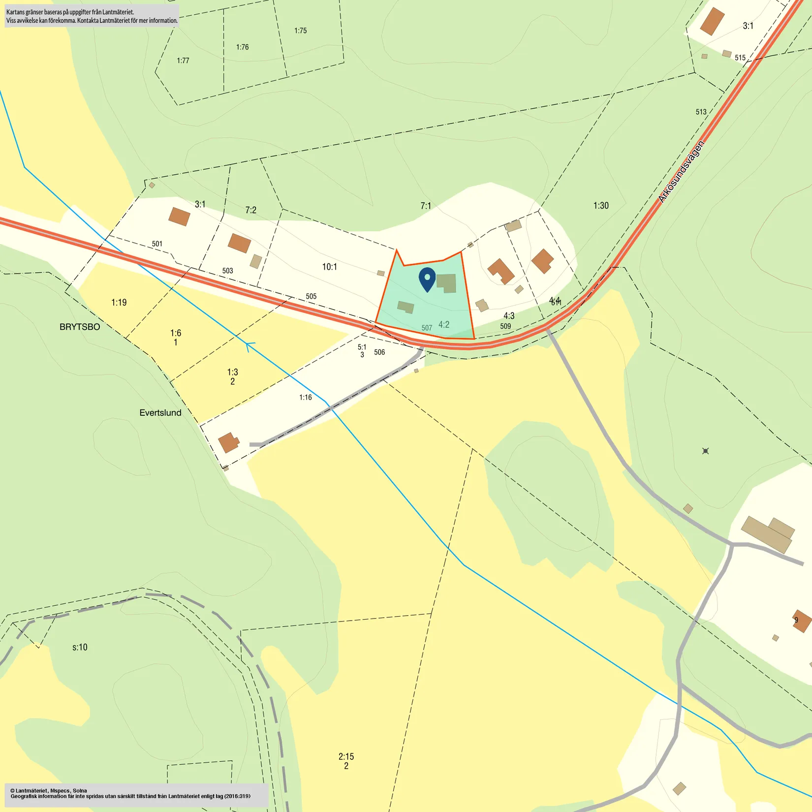 Villa, Arkösundsvägen 507, Arkösund, Norrköping