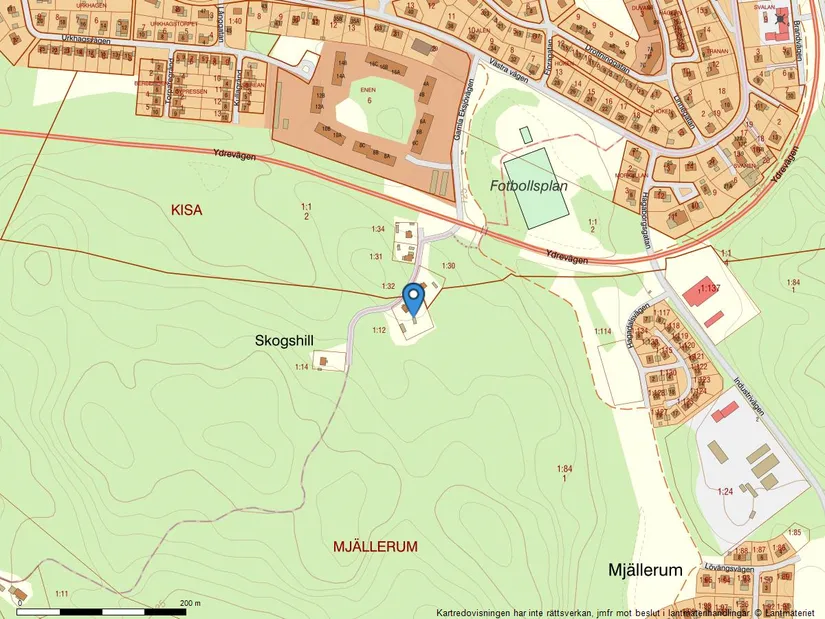 Villa, Kulla Karlslund, Kisa, Kinda