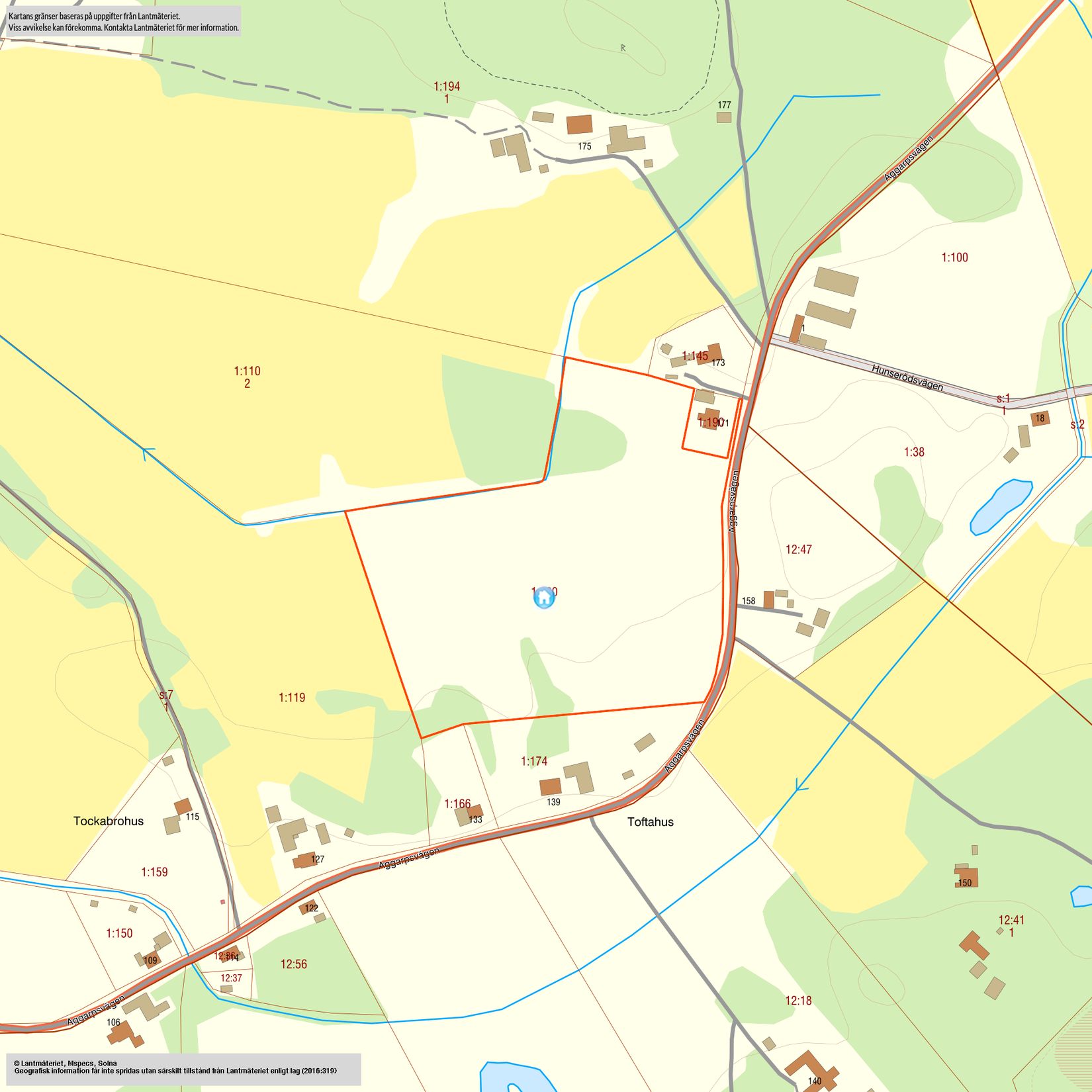Gård/Skog, Aggarpsvägen, Munka Ljungby, Ängelholm