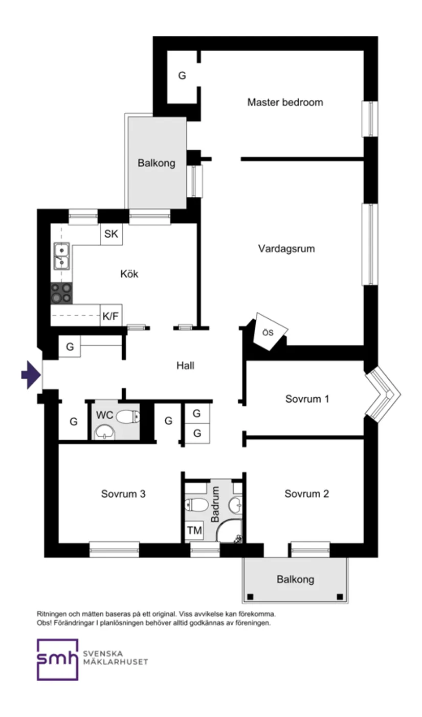 Bostadsrätt, Holbergsgatan 42, Bromma / Blackeberg, Stockholm