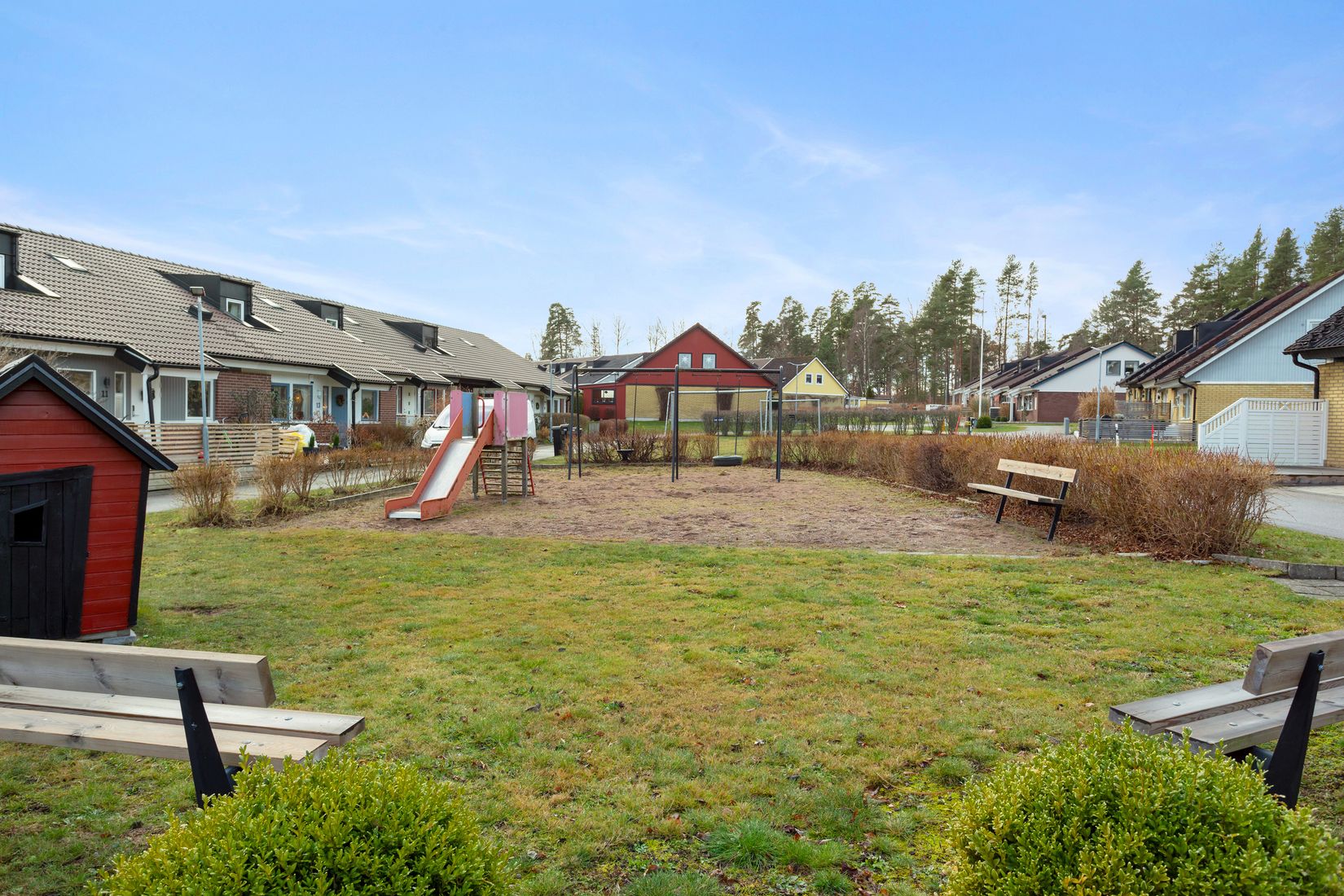 Radhus, Vitavallsvägen 27, Lindsdal, Kalmar