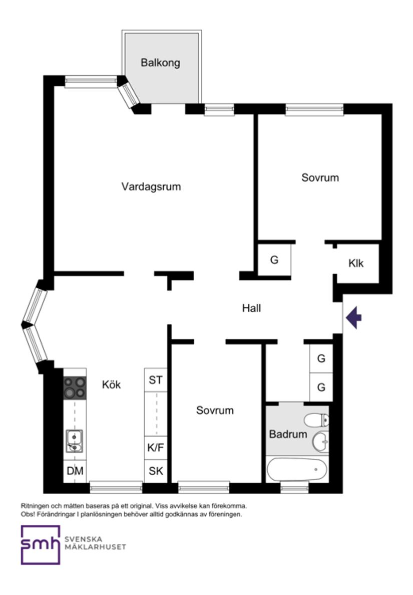 Bostadsrätt, Holbergsgatan 50, Bromma / Blackeberg, Stockholm