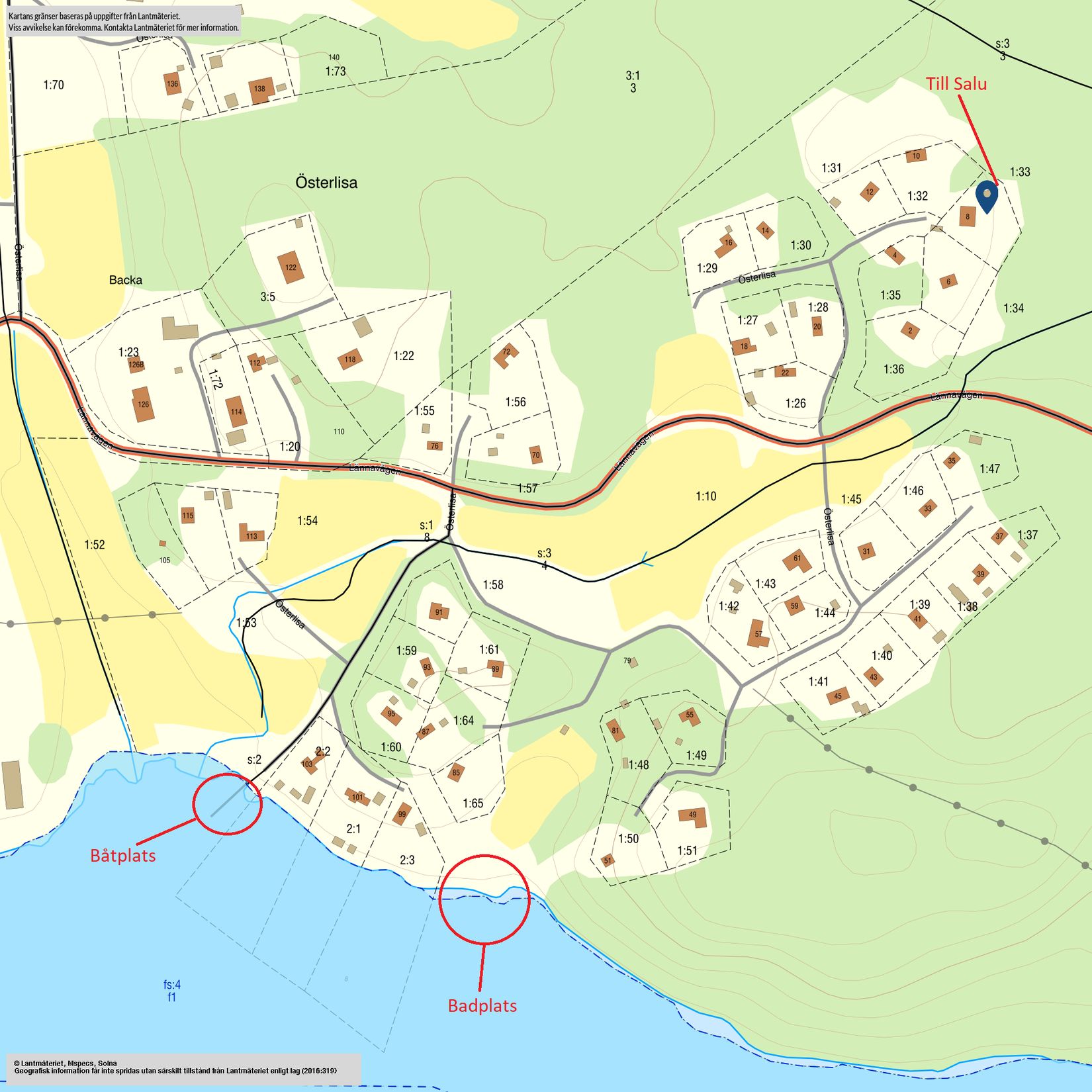 Fritidshus, Österlisa 8, Österlisa, Norrtälje