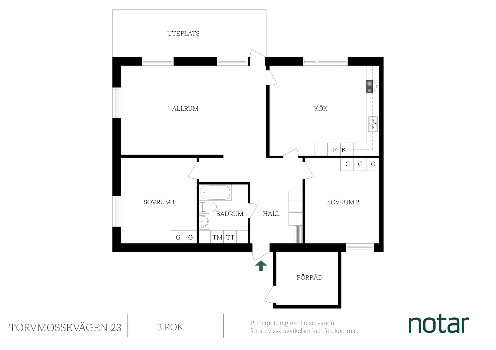 Bostadsrätt, Torvmossevägen 23, Kullavik, Kungsbacka