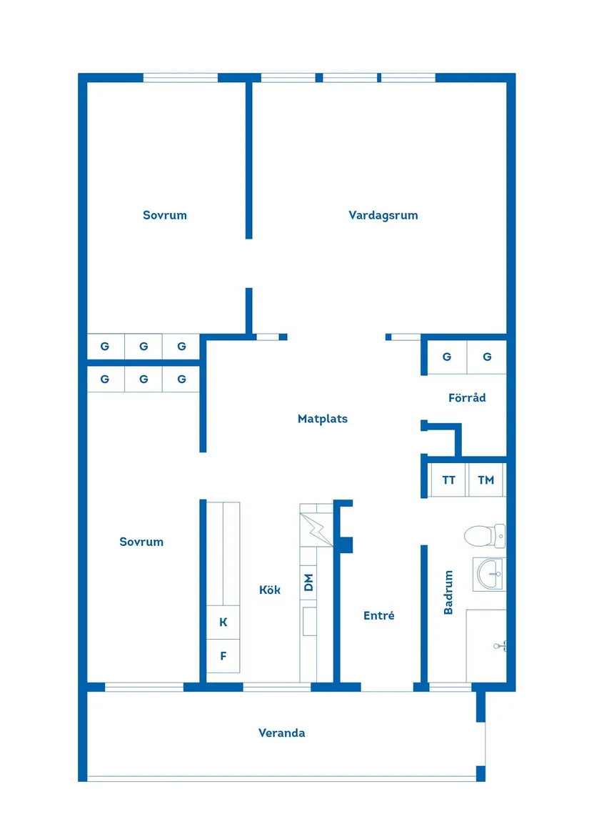 Bostadsrätt, Hästskovägen 16D, Stadsskogen, Strängnäs