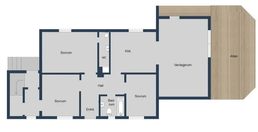 Villa, Valknyttsvägen 38, Bosvedjan, Sundsvall