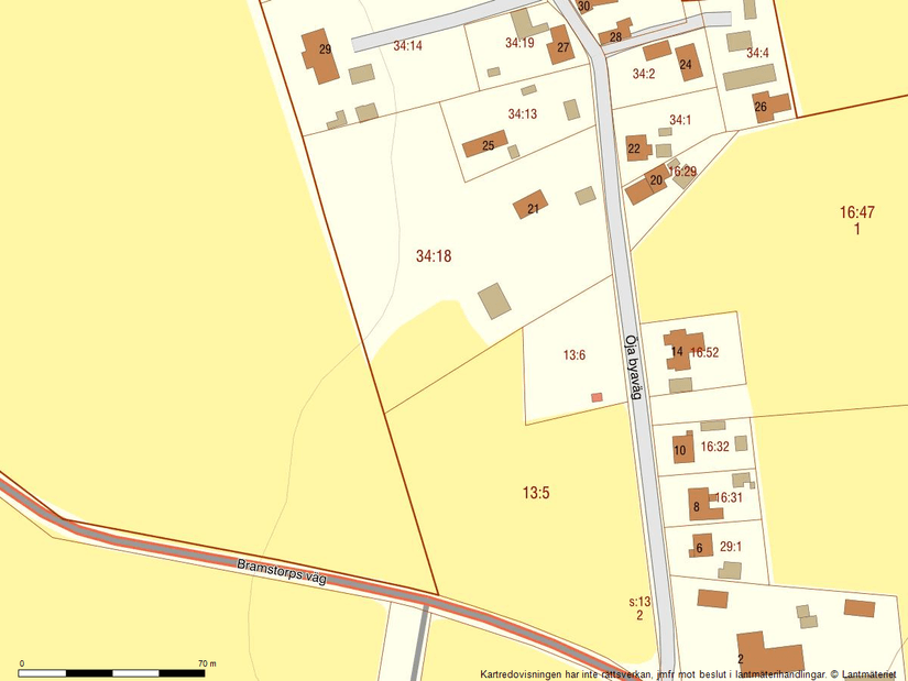 Villa, Öja byaväg 21, Öja by, Ystad