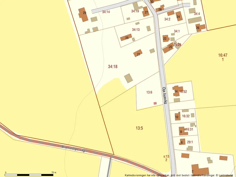 Villa, Öja byaväg 21, Öja by, Ystad
