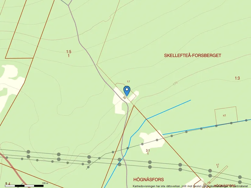 Tomt, SKELLEFTEÅ-FORSBERGET 1:7, Skellefteå