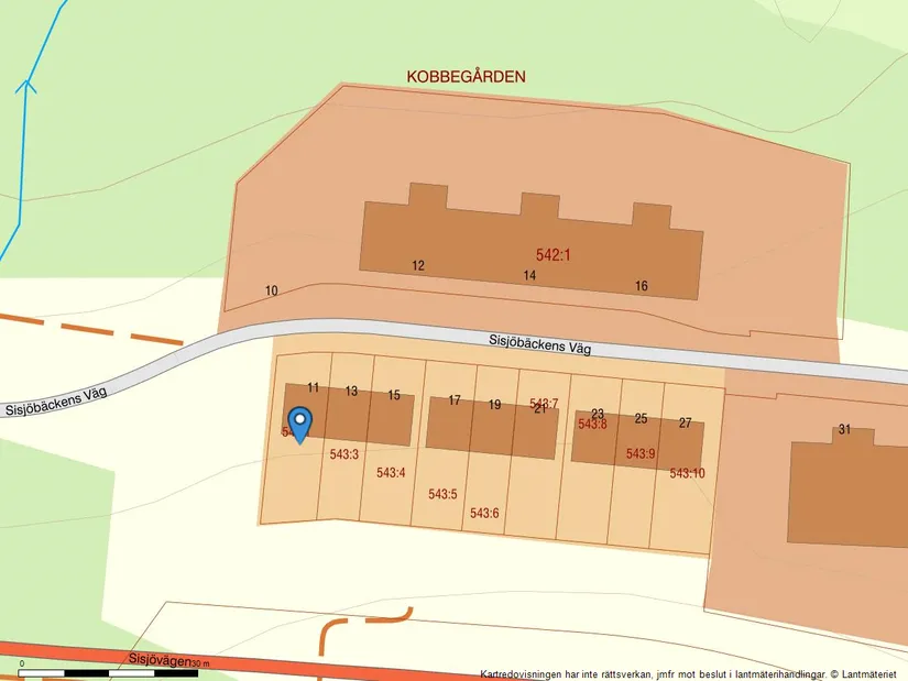Villa, Radhus, Sisjöbäckens Väg 11, Askim, Göteborg