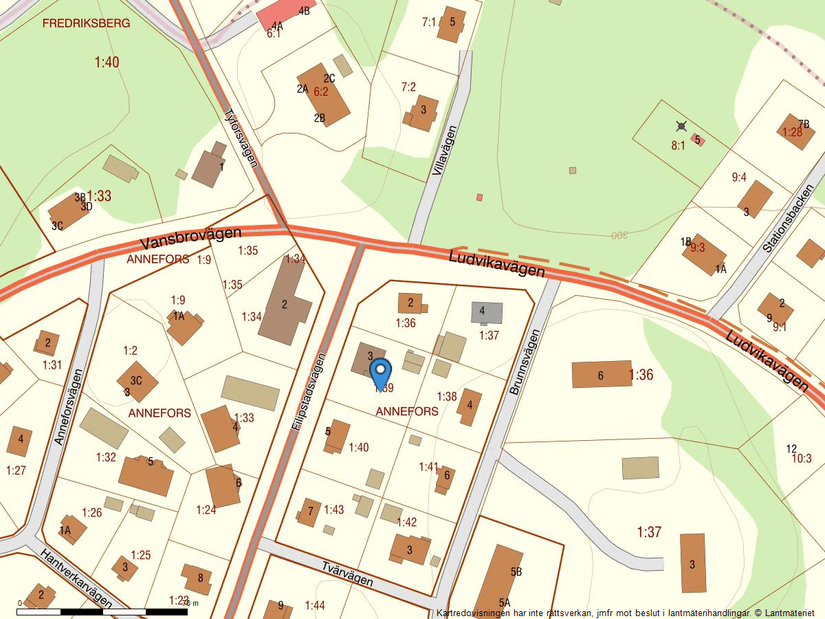 Villa, Filipstadsvägen 3, Fredriksberg/Säfsen, Ludvika