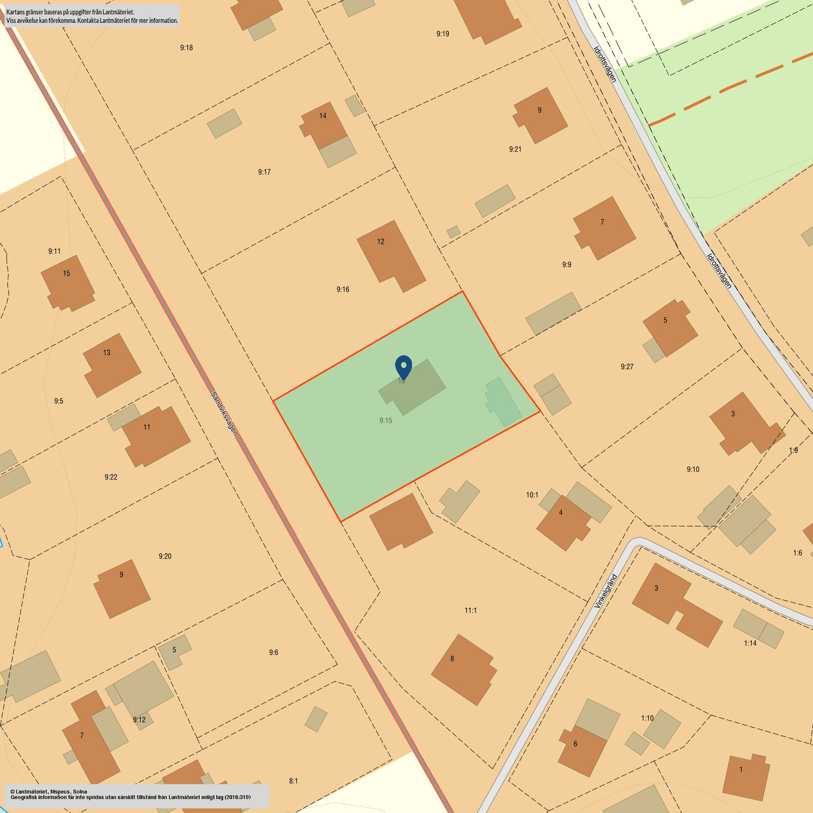 Villa, Sandviksvägen 10, Gävle