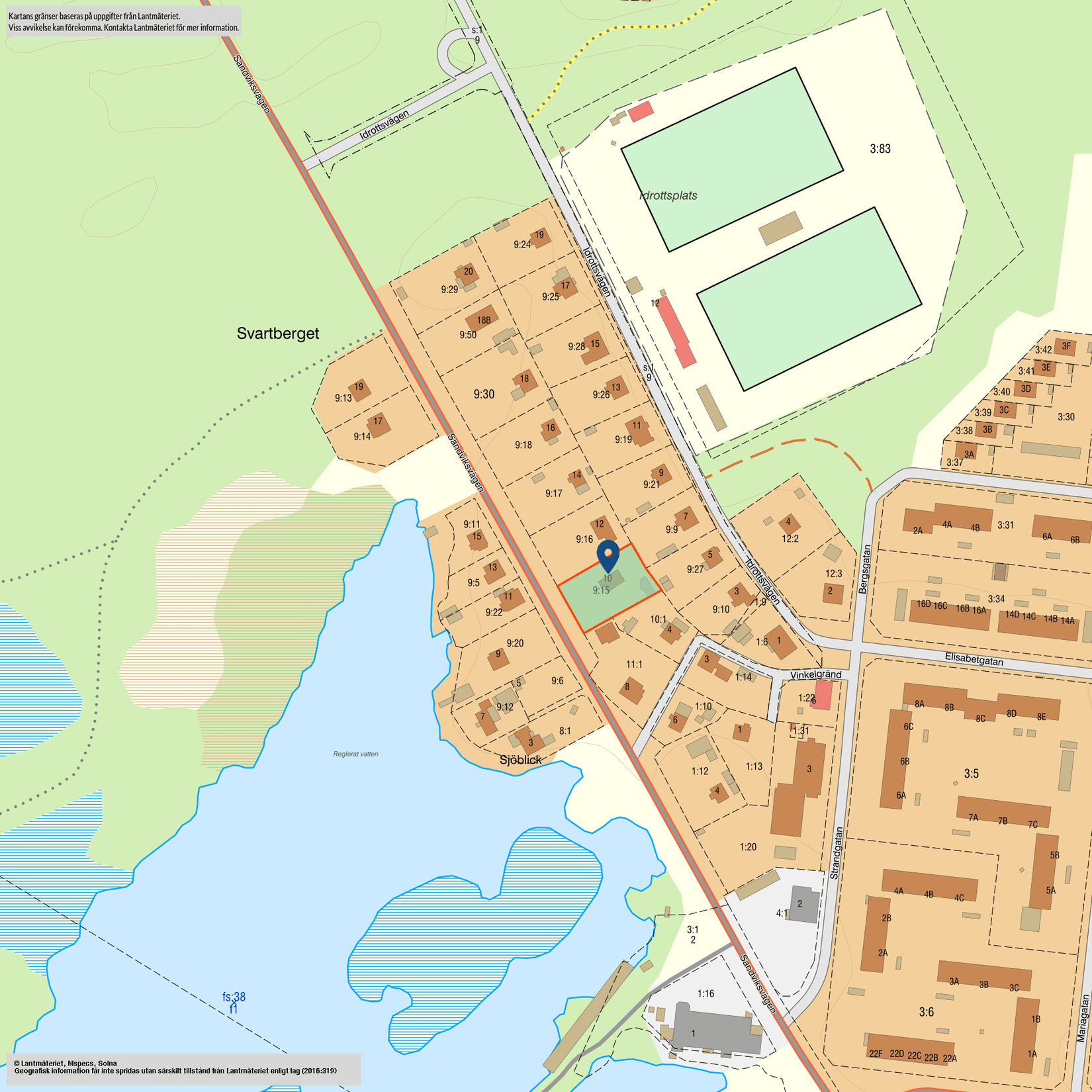 Villa, Sandviksvägen 10, Gävle