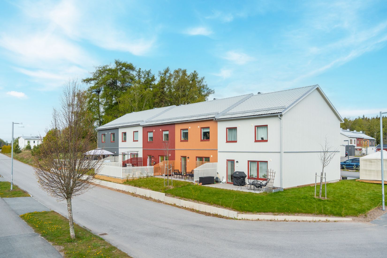 Radhus, Posses väg 5, Malmbryggshagen, Nyköping