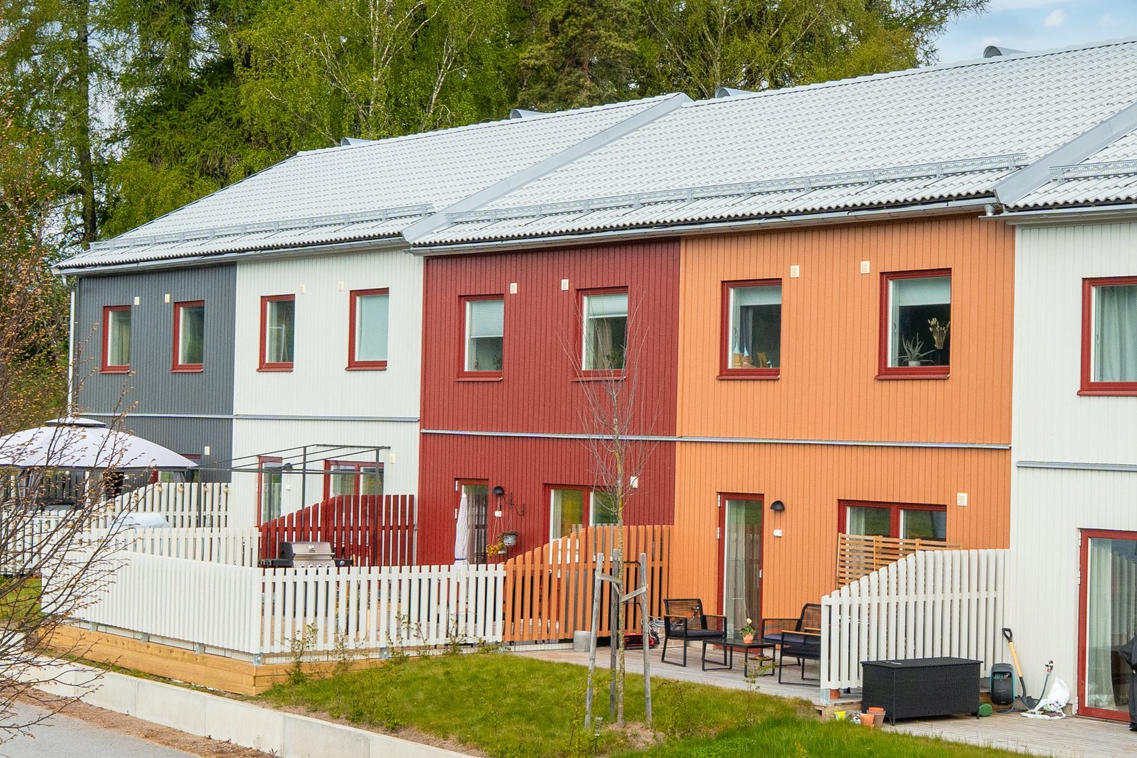 Radhus, Posses väg 5, Malmbryggshagen, Nyköping